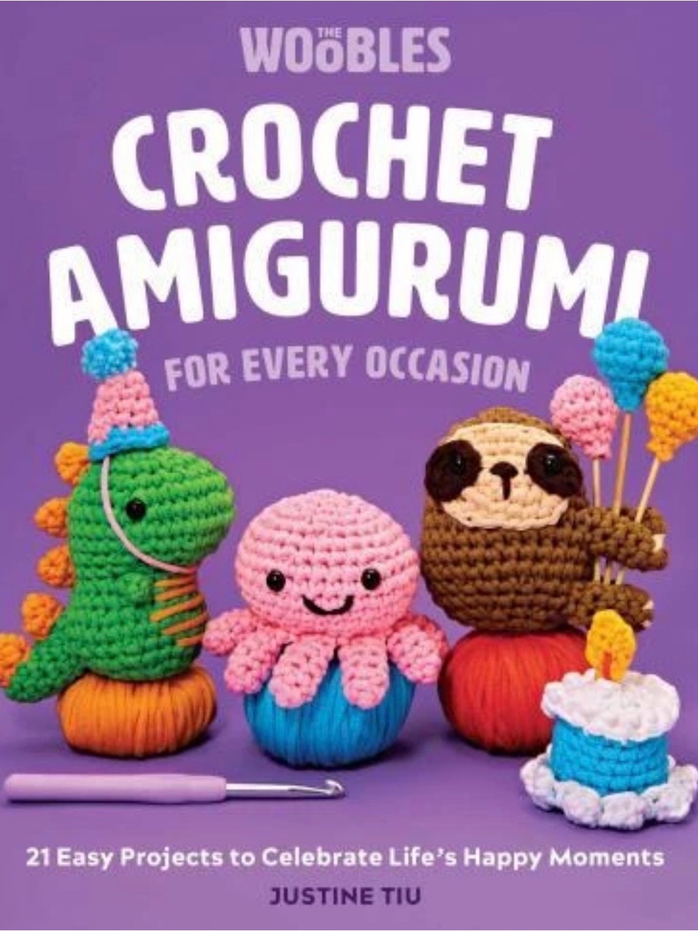 Crochet Amigurumi Book — Pink & Purple Cover #603